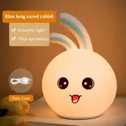 Rabbit Color Changing USB Rechargeable Night Light 17"x12"